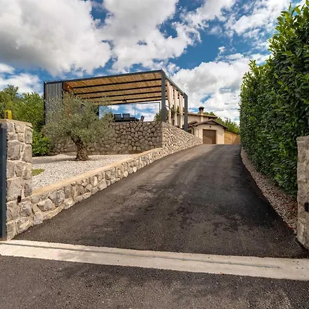 Villa With Swimming Pool And Children's Playground, In A Quiet Area - By Traveler Tourist Agency Krk - Id 2686